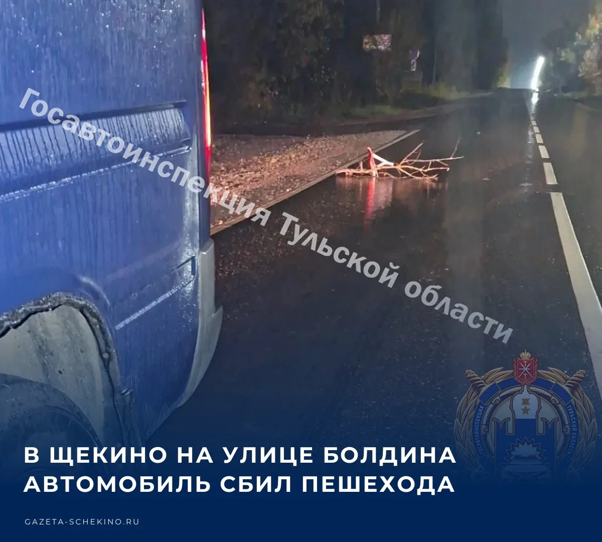 🚗 09 октября в 20:55 около дома 115 по улице Болдина города Щекино Тульской области пр...