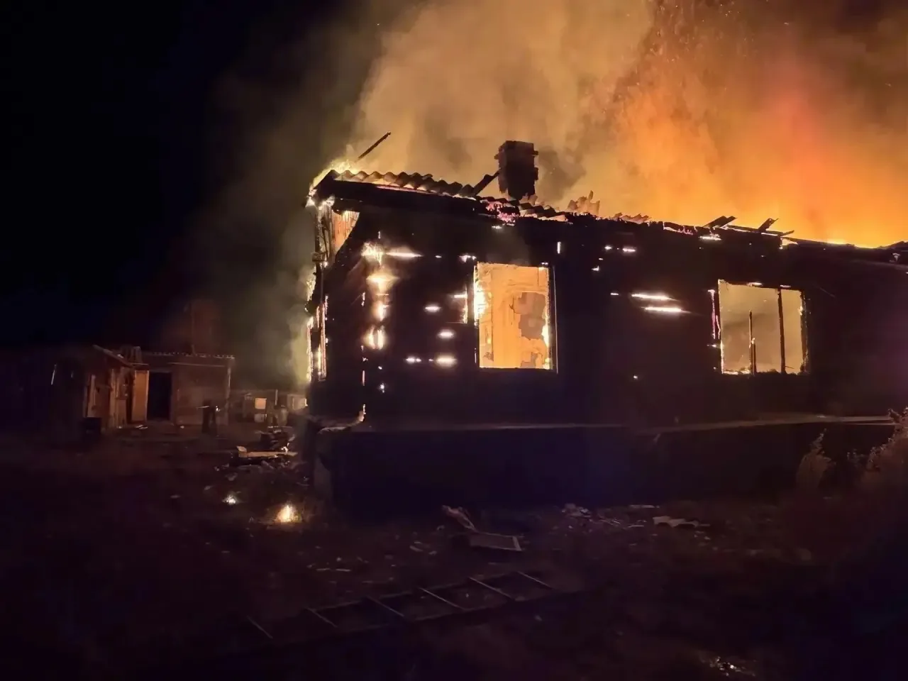 В Бурятии женщина погибла на пожаре 😱