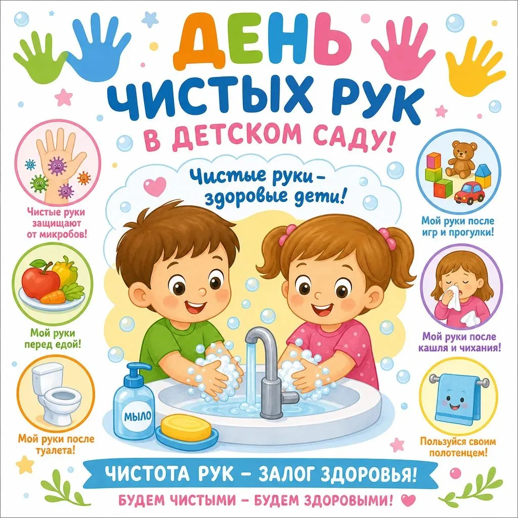 🔑КЛЮЧЕВЫЕ НОВОСТИ: Сегодня — День чистых рук!