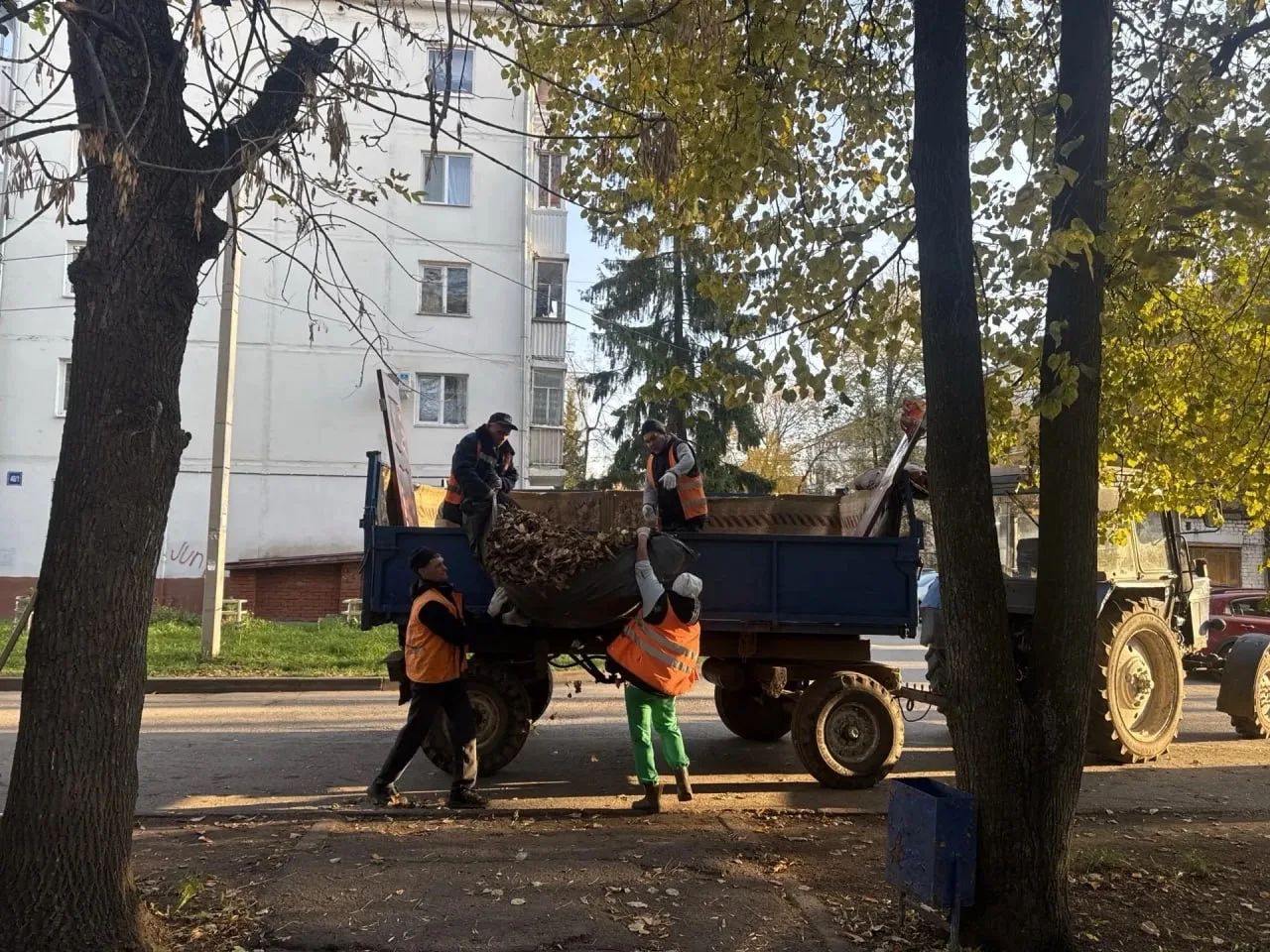 УБОРКА ДВОРА