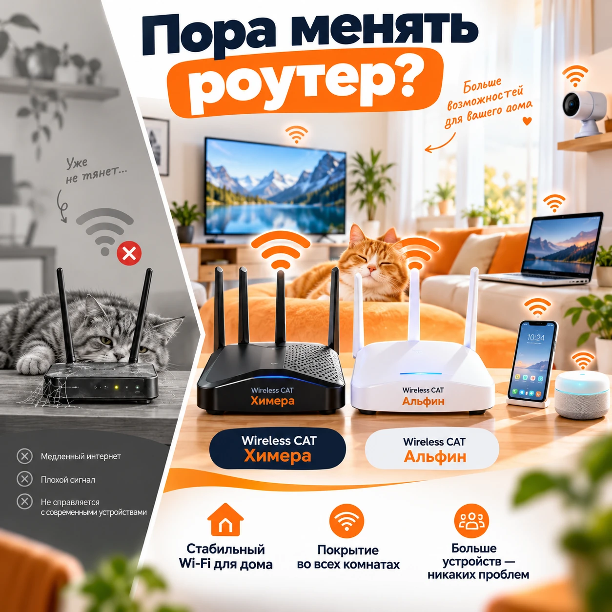 📡 Интернет быстрый, а Wi-Fi всё равно «не тянет»? Возможно, дело в роутере