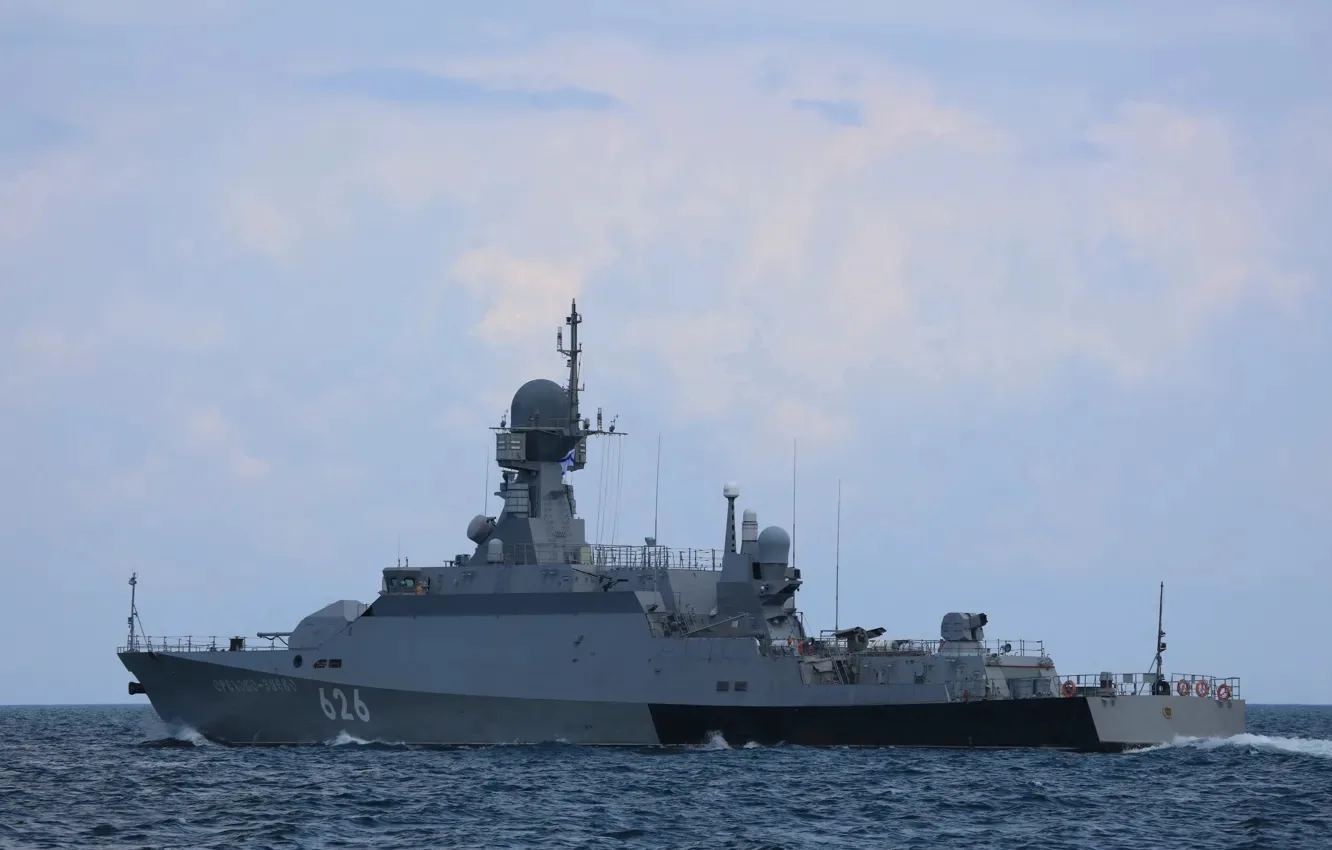 ⚓🇷🇺 МРК "Орехово-Зуево" уходит в море.