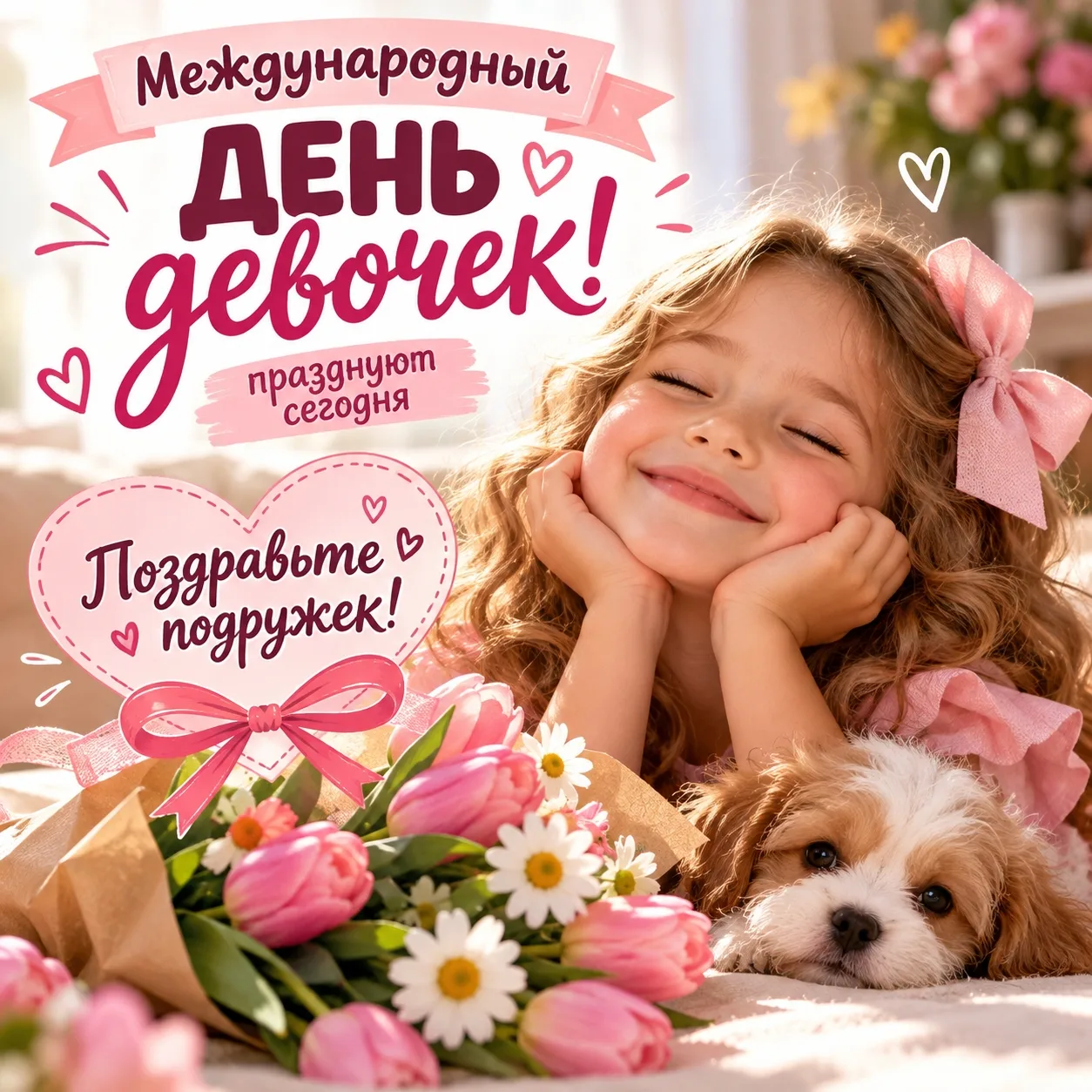 🎀 Сегодня отмечается Международный день девочек!
