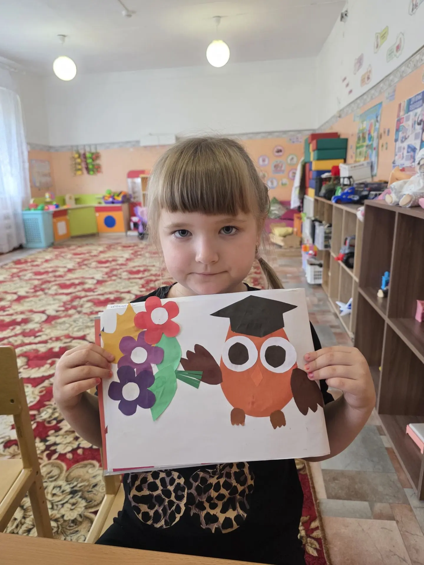 Аппликация в старшей разновозрастной  группе.