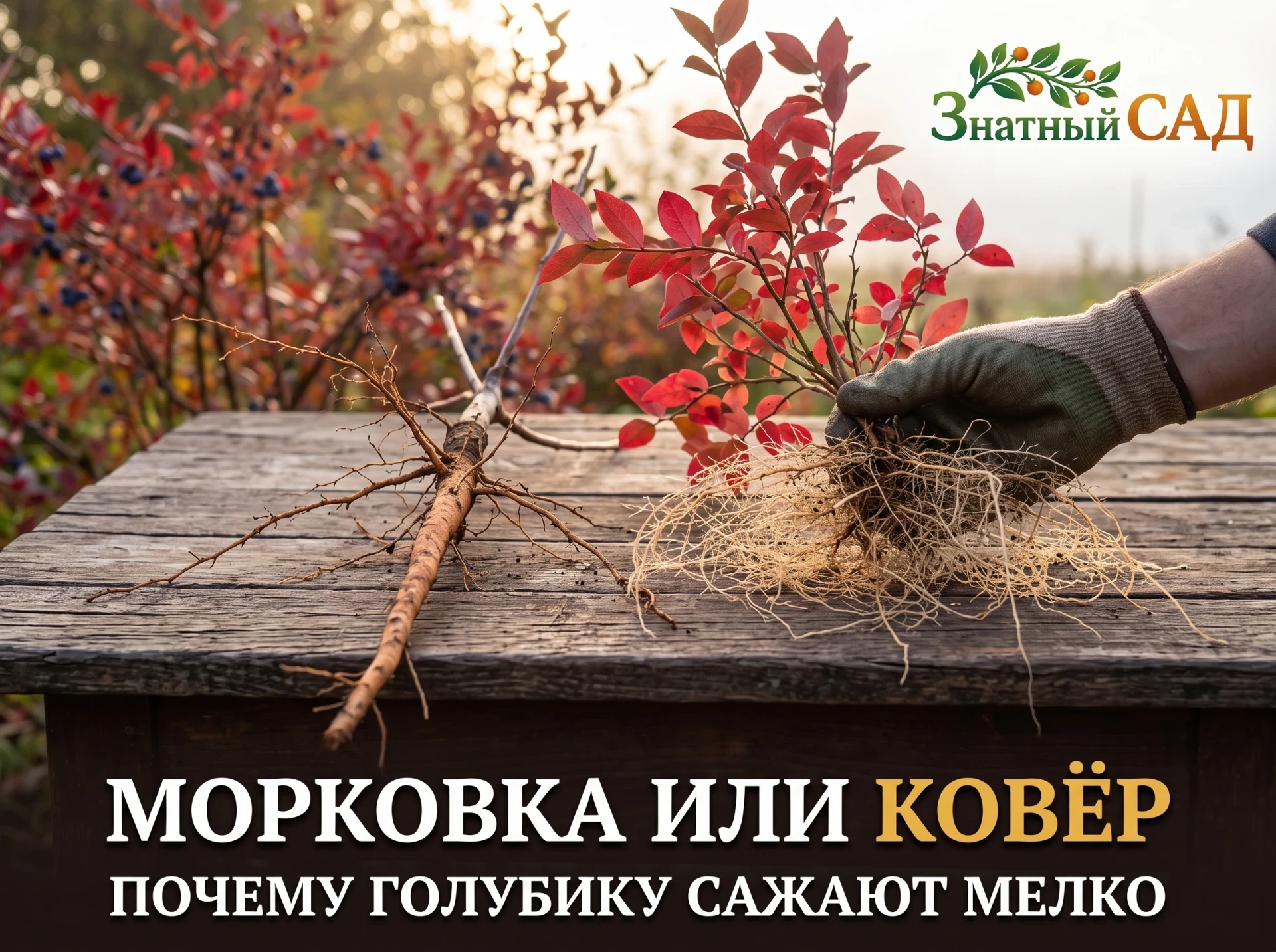 🫐 У ГОЛУБИКИ НЕТ КОРНЕВЫХ ВОЛОСКОВ. ВООБЩЕ