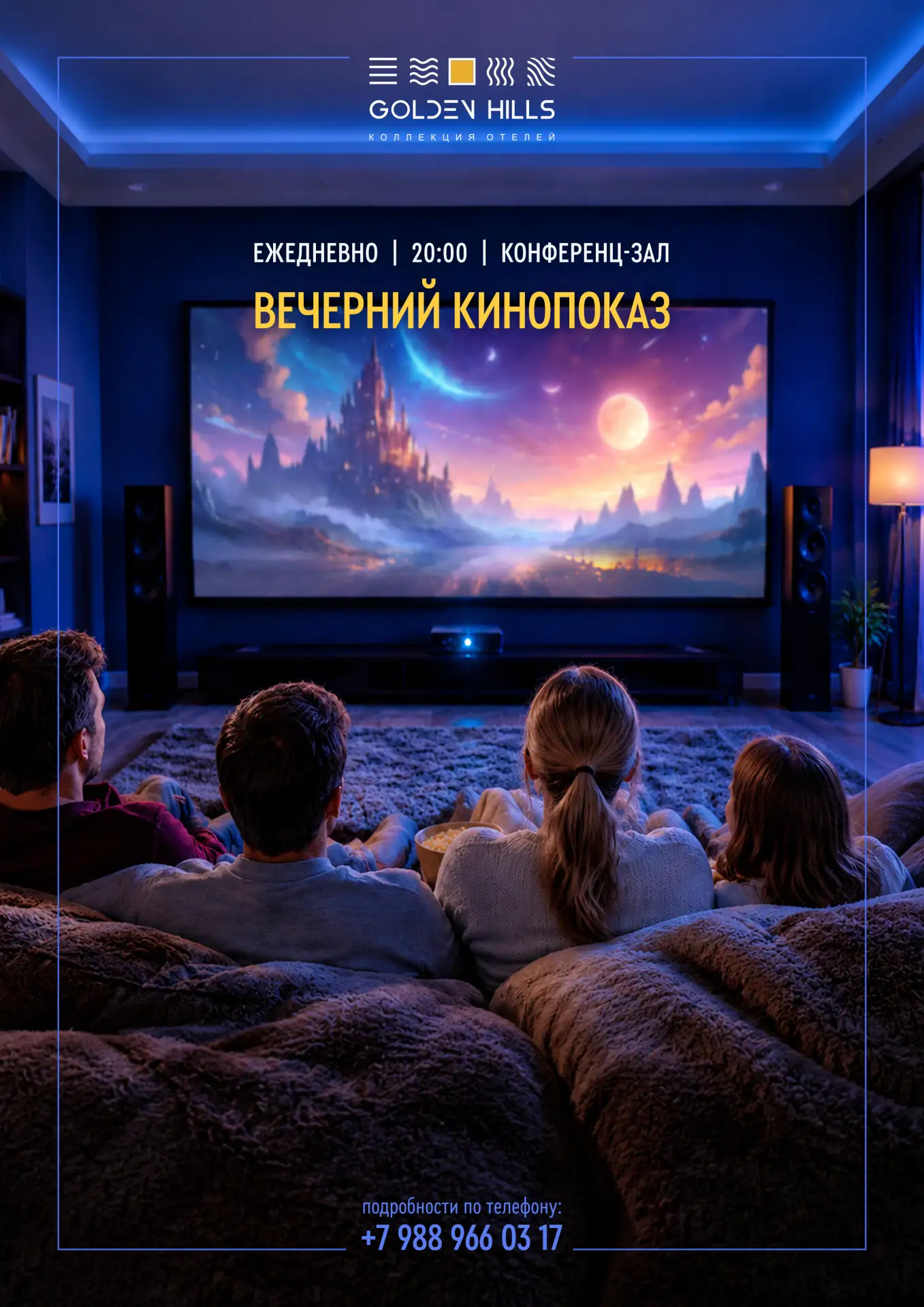 Вечерний кинопоказ 🍿
