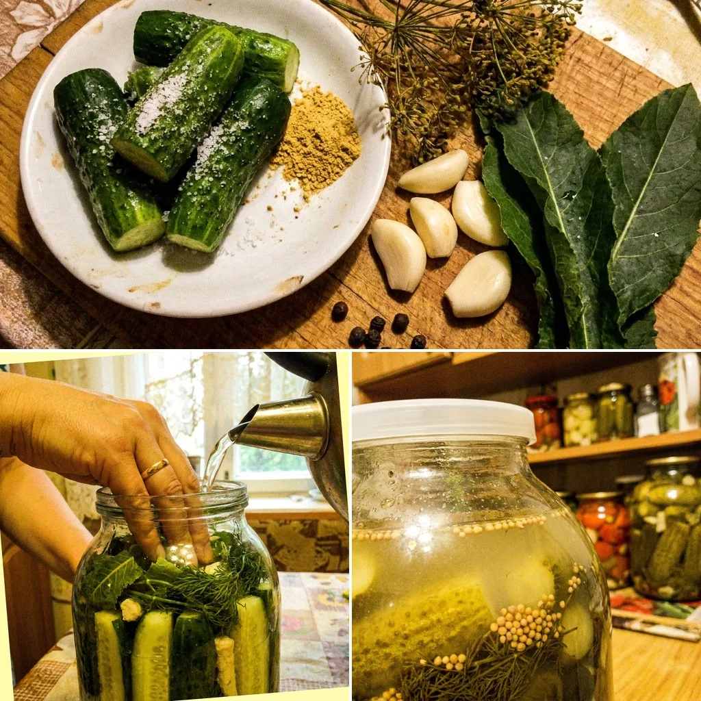 🥒 ОГУРЦЫ СОЛЁНЫЕ С ГОРЧИЦЕЙ