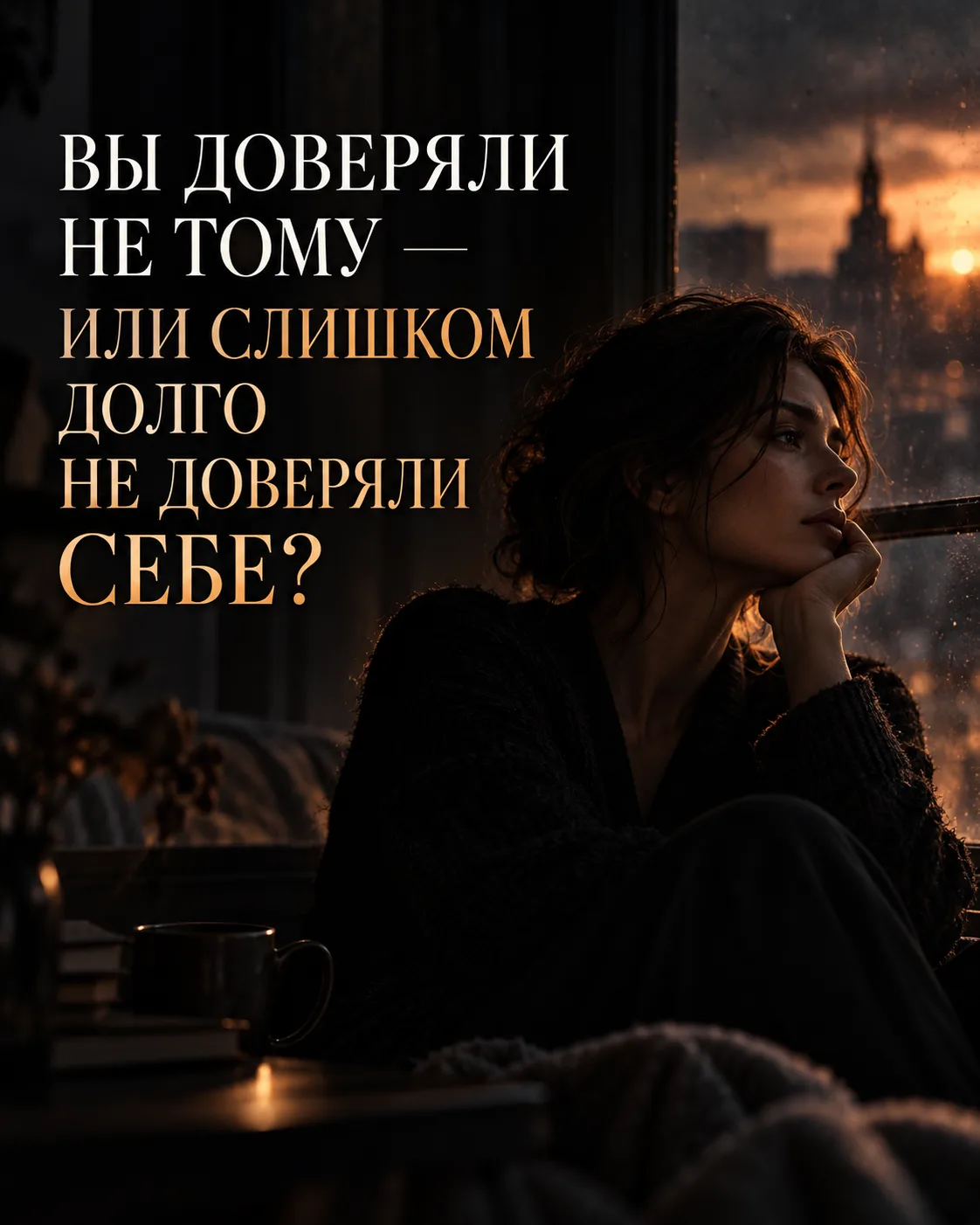САМОЕ БОЛЬНОЕ — НЕ ТО, ЧТО ВАС ПРЕДАЛИ. А ТО, ЧТО ВЫ ДОЛГО НЕ ХОТЕЛИ ВИДЕТЬ ПРАВДУ.