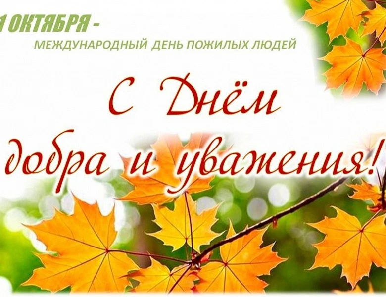 Уважаемые представители старшего поколения, сердечно поздравляю вас с Международным днё...