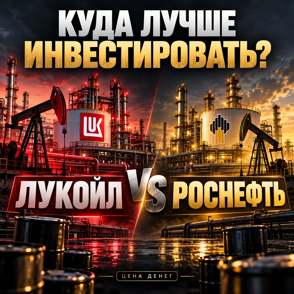 🛢 Лукойл vs Роснефть: куда лучше инвестировать?