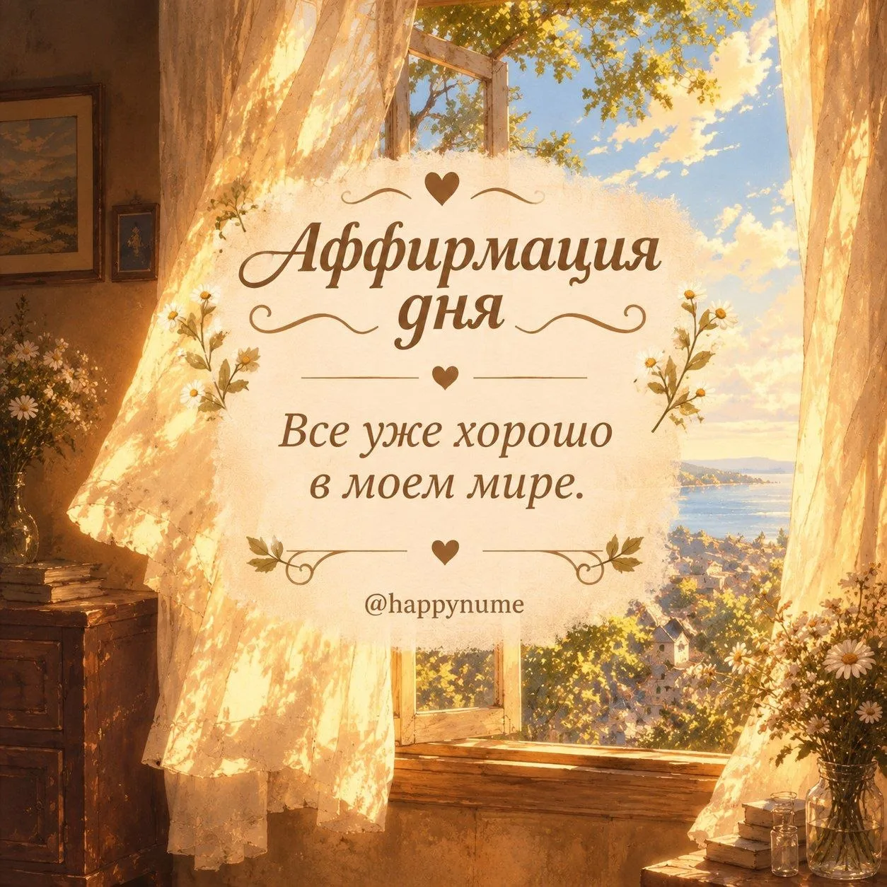 🌷 Аффирмация дня 🌹: