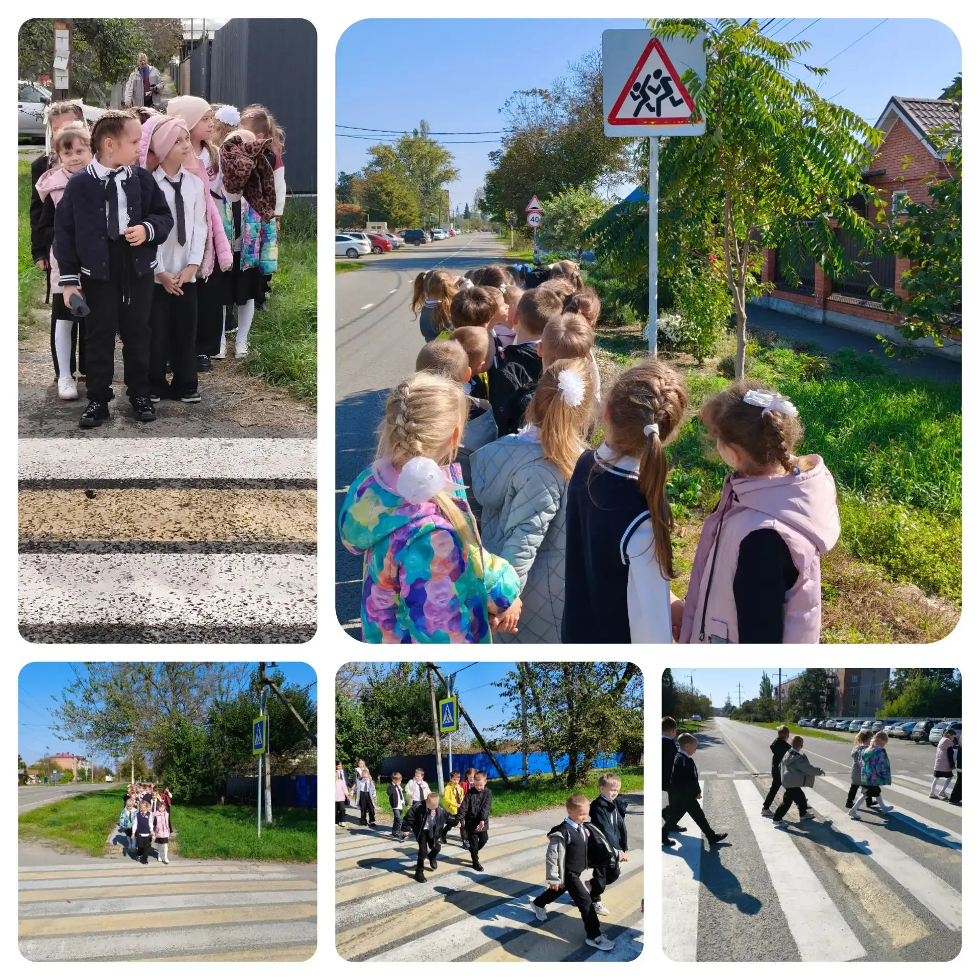 🚦В 1 "Б" классе состоялось практическое занятие, посвященное Правилам Дорожного Движения.