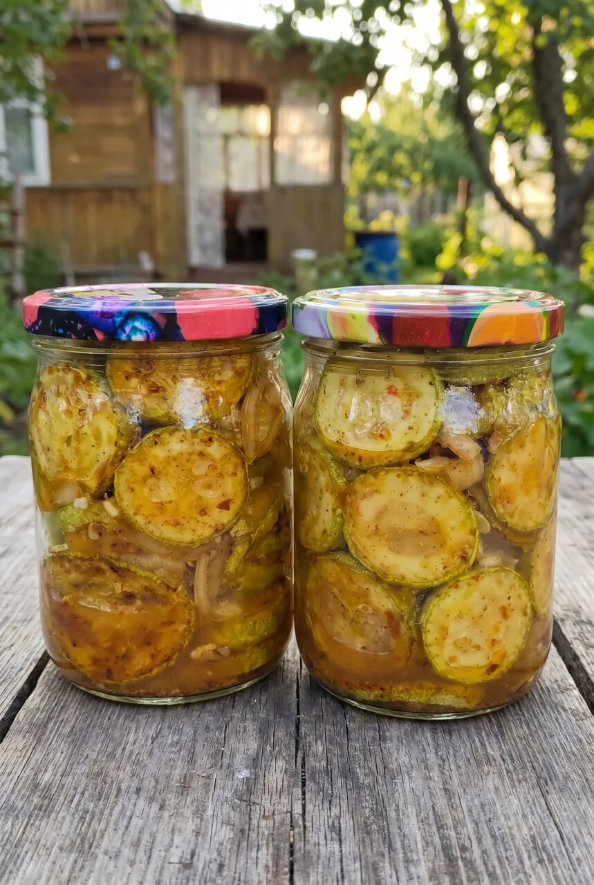 Жареные кабачки зимой кажутся особенно удачной закуской: румяные кружочки остаются плот...
