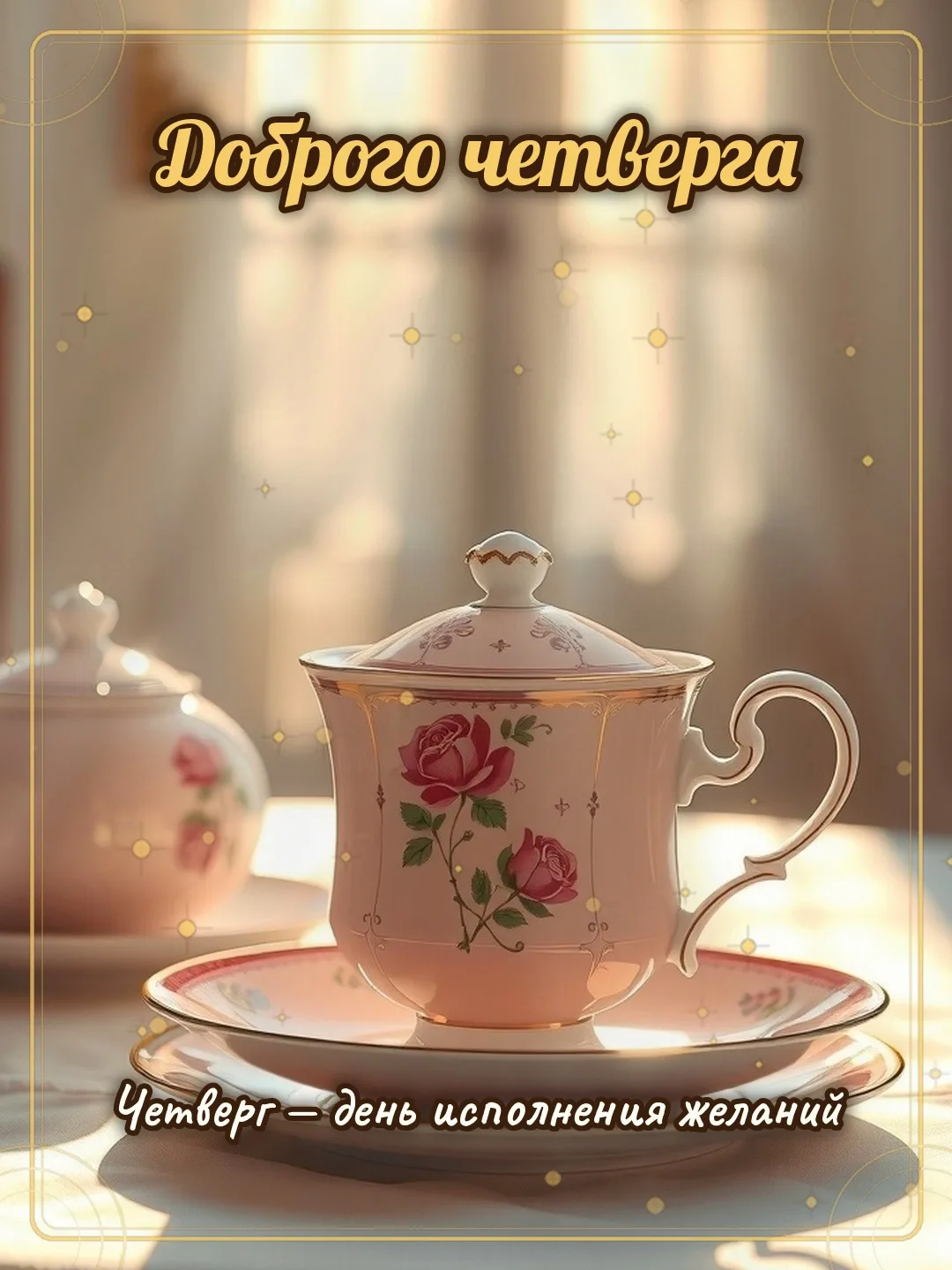 ☀️ Доброго четверга! Четверг — день исполнения желаний.