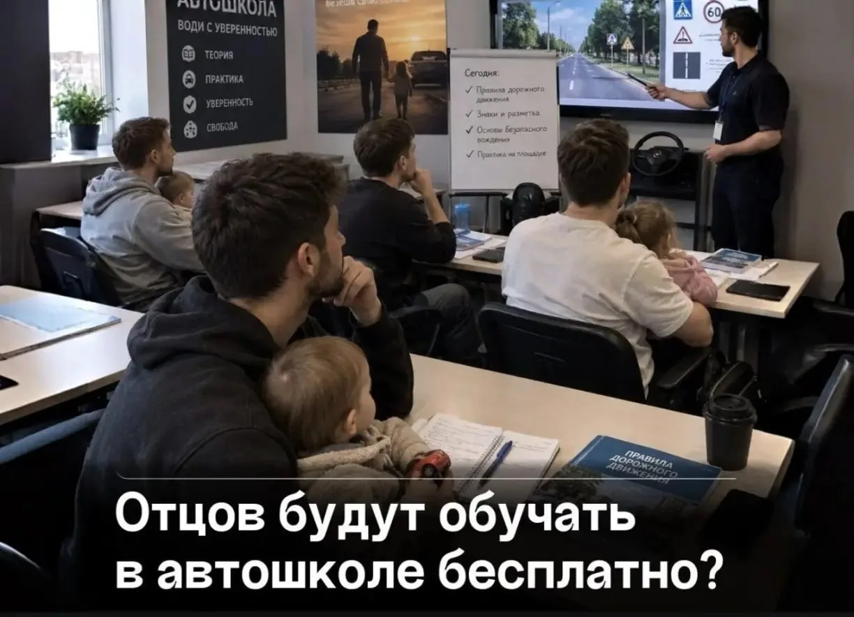 Папам предложили компенсировать расходы на обучение в автошколе.