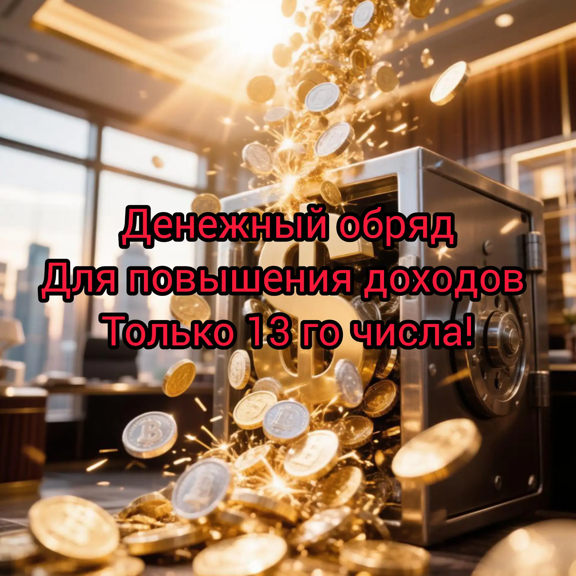 Для повышения доходов идут в церковь тринадцатого числа любого месяца, покупают 13 свеч...