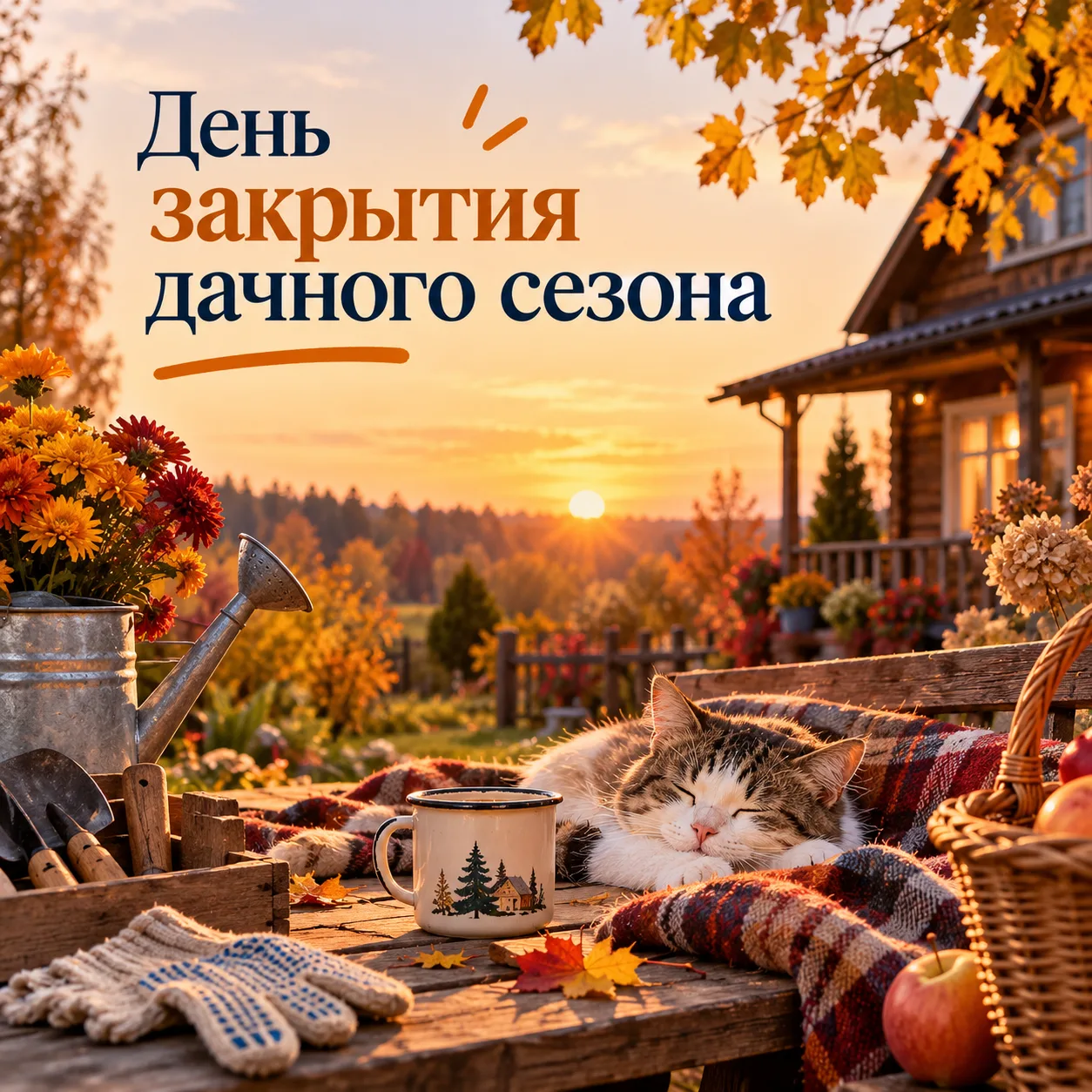 С Днём закрытия дачного сезона! 🍂🏡