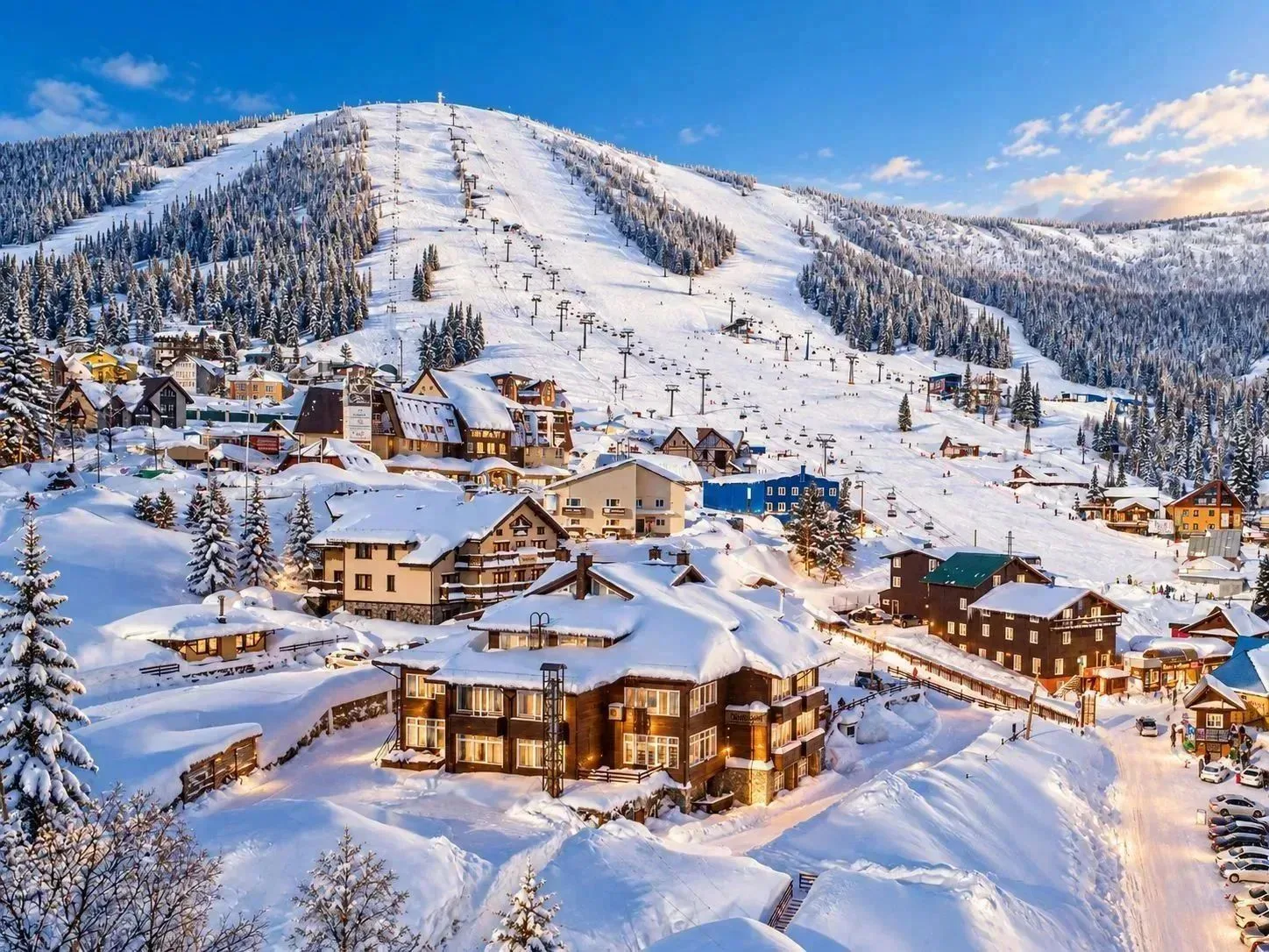 Шерегеш просыпается🎿 И зима уже совсем близко❄️.