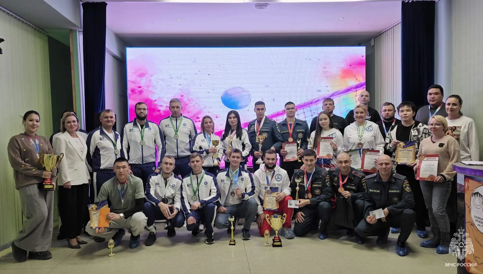 🏆 Команда спасателей МЧС России стала победителем фестиваля ГТО в Билибино