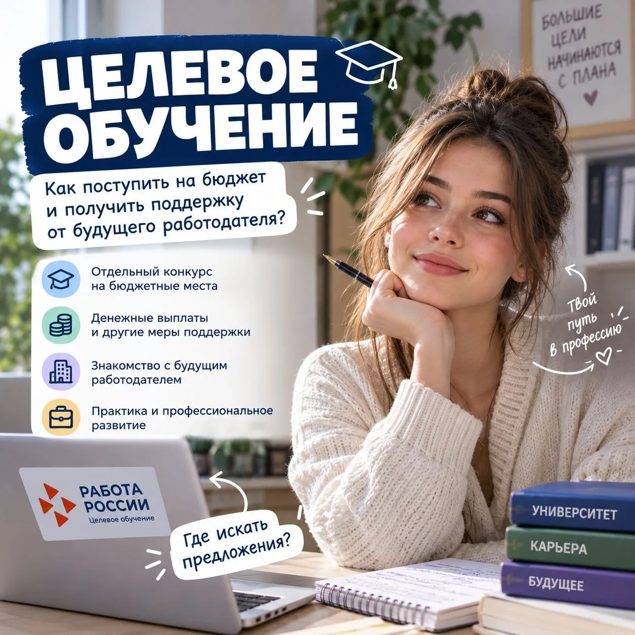 🎓 ЦЕЛЕВОЕ ОБУЧЕНИЕ: КАК ПОСТУПИТЬ НА БЮДЖЕТ И ПОЛУЧИТЬ ПОДДЕРЖКУ ОТ БУДУЩЕГО РАБОТОДАТ...