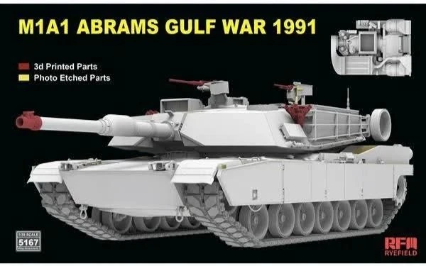 Закончим этот день ещё одними новинками от RFM: Абрамс в масштабе 1/35 и... и снова Тиг...