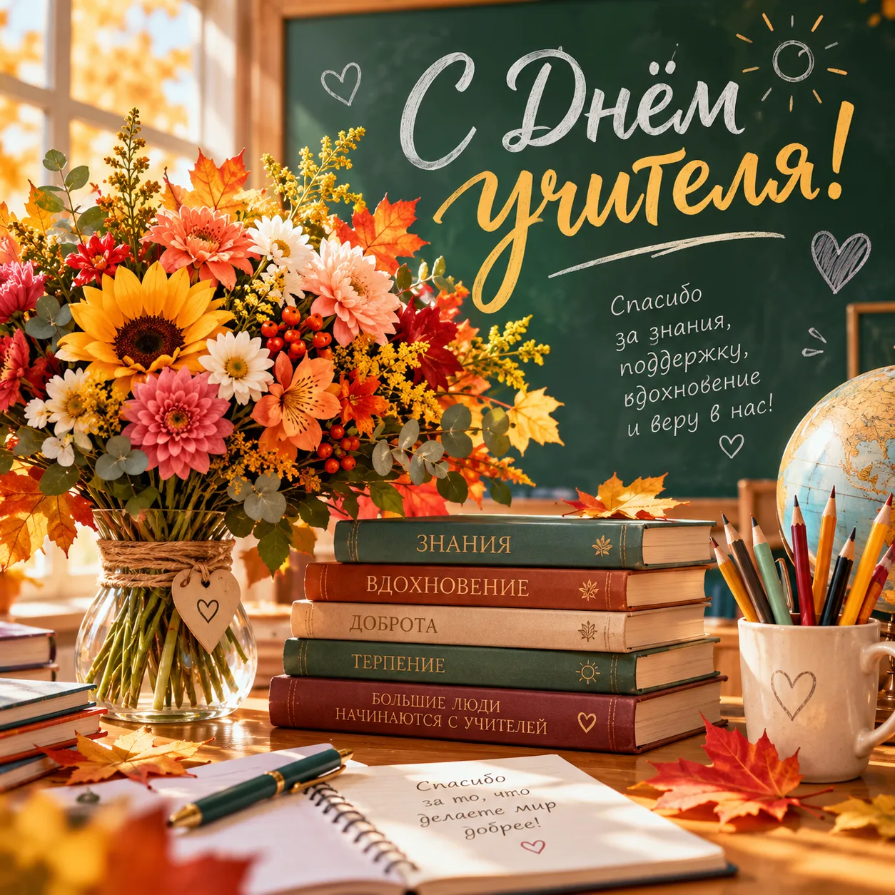 С Днём учителя! 🍎📚