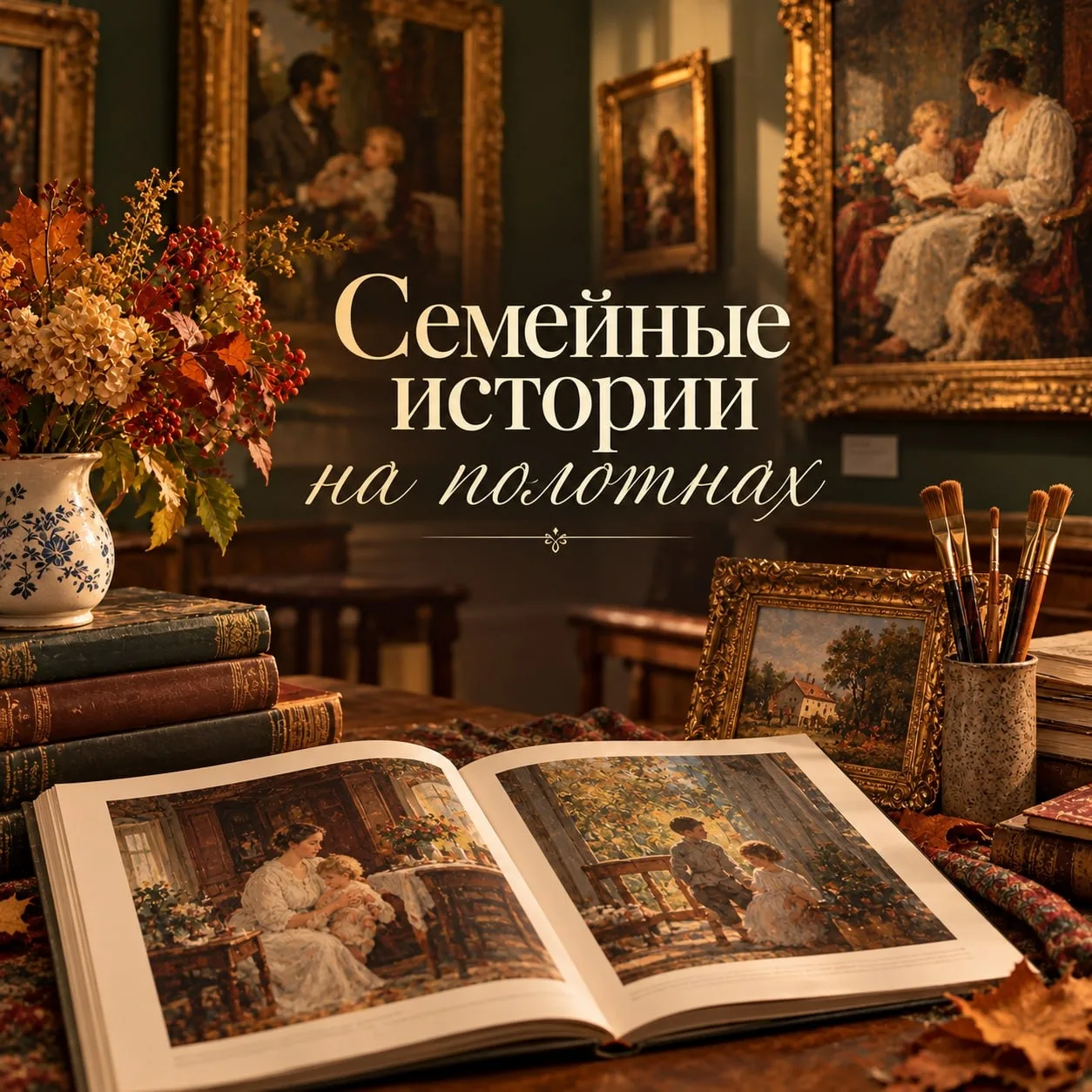 Тепло родного очага на языке живописи 🖼🧡