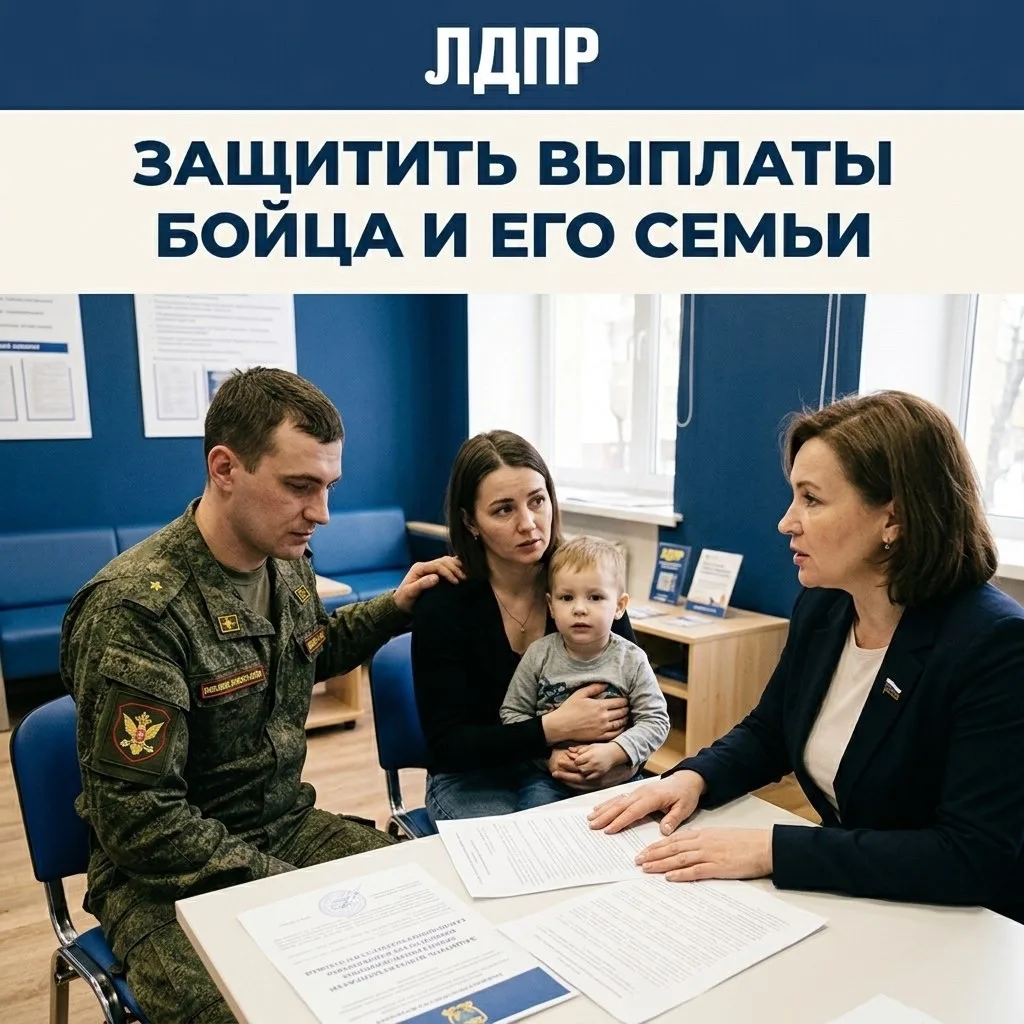 Защитить выплаты бойцам и его семьи