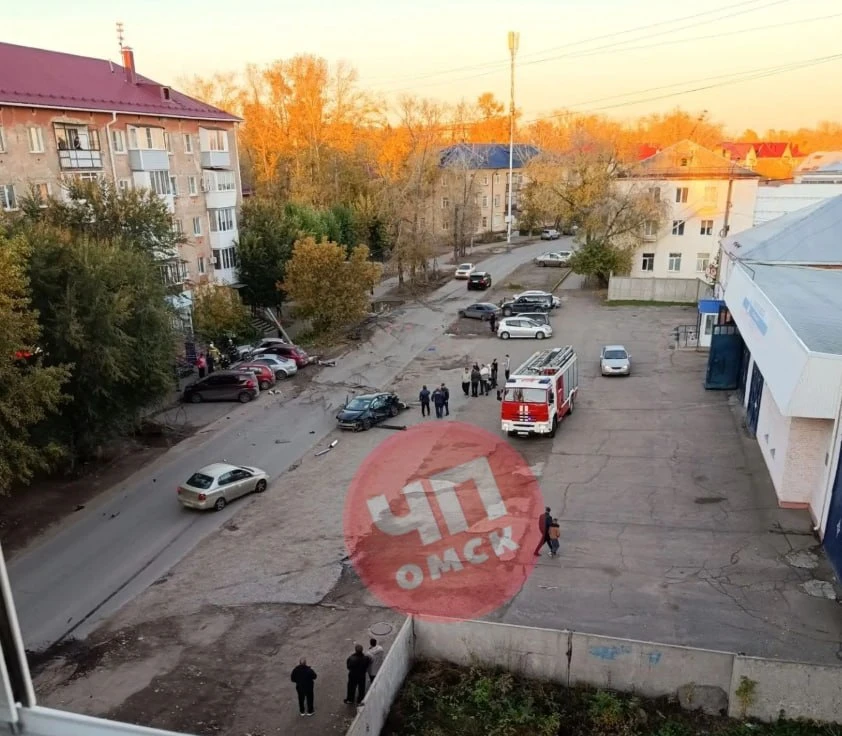 В Омске погоня на улице 20 Партсъезда закончилась ДТП
