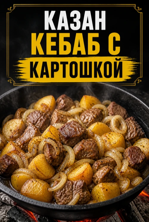 КАЗАН КЕБАБ С КАРТОШКОЙ