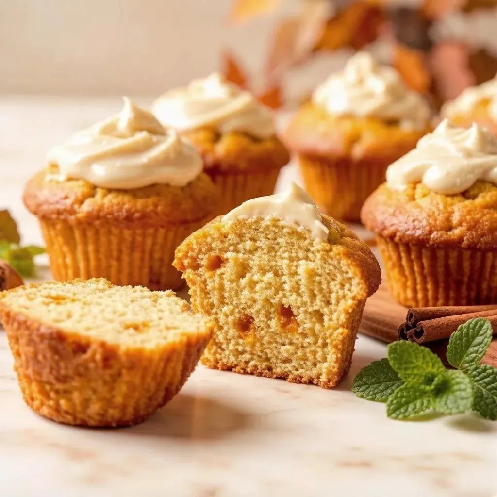 🧁Пряные маффины из тыквы с цитрусовой ноткой