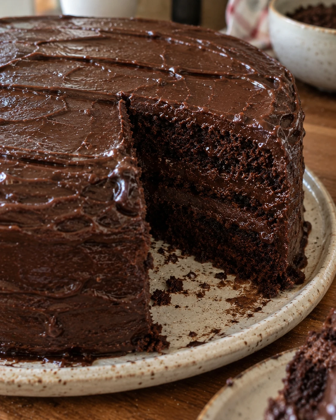 🍫 Домашний торт «Прага» — нежный, влажный и очень шоколадный