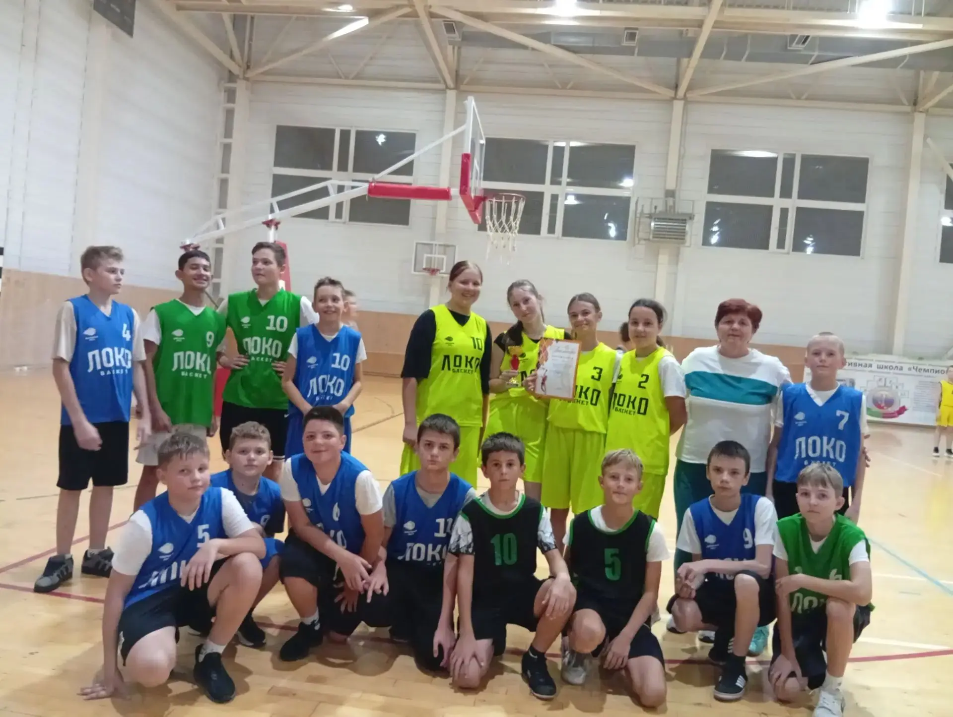 🏀Ребята СОШ №5 приняли активное участие в Первенстве Новопокровского района по баскетб...