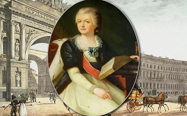 Екатерина II, урождённая София Августа Фредерика, принцесса Ангальт-Цербстская, родилас...