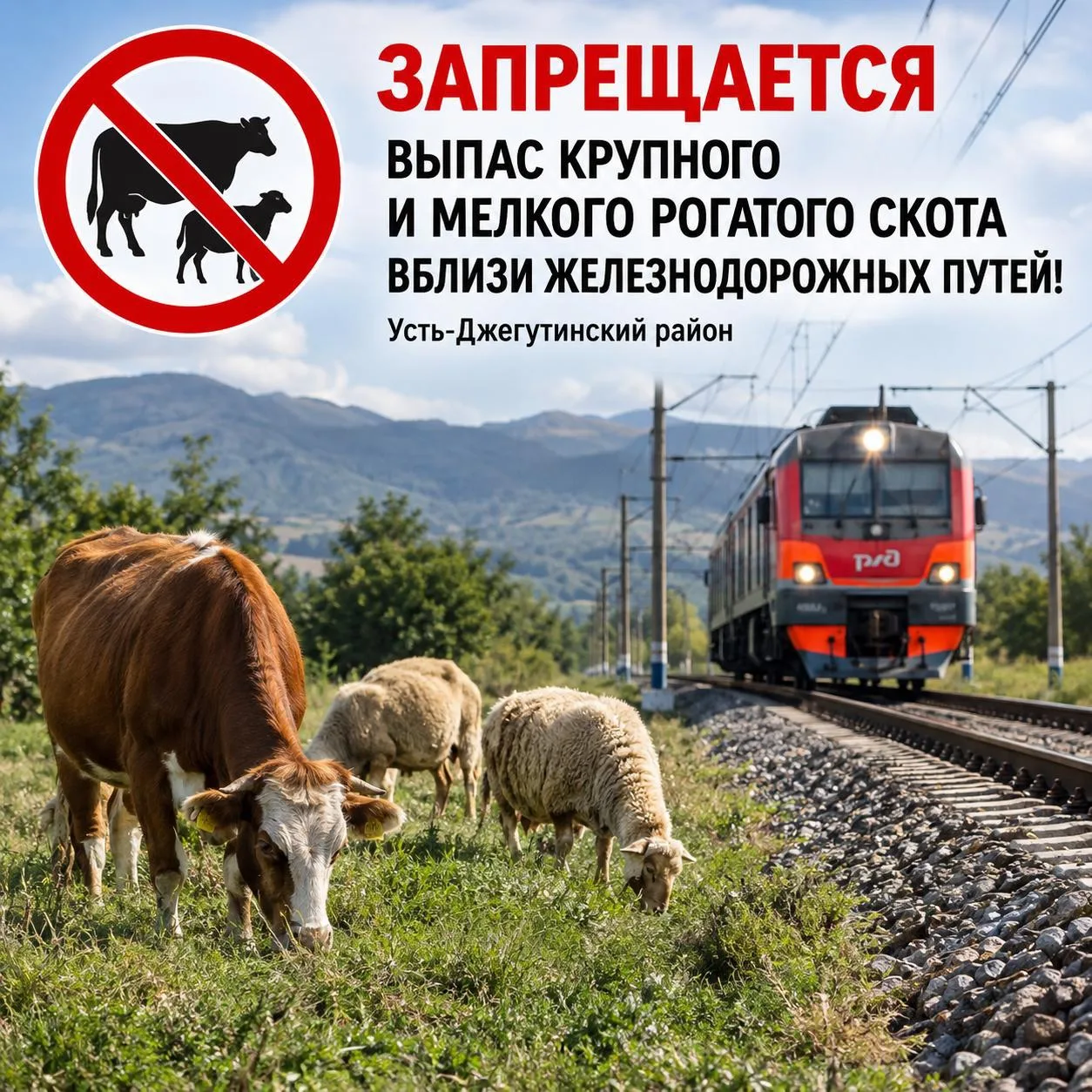🚂 Уважаемые жители Усть-Джегутинского района!
