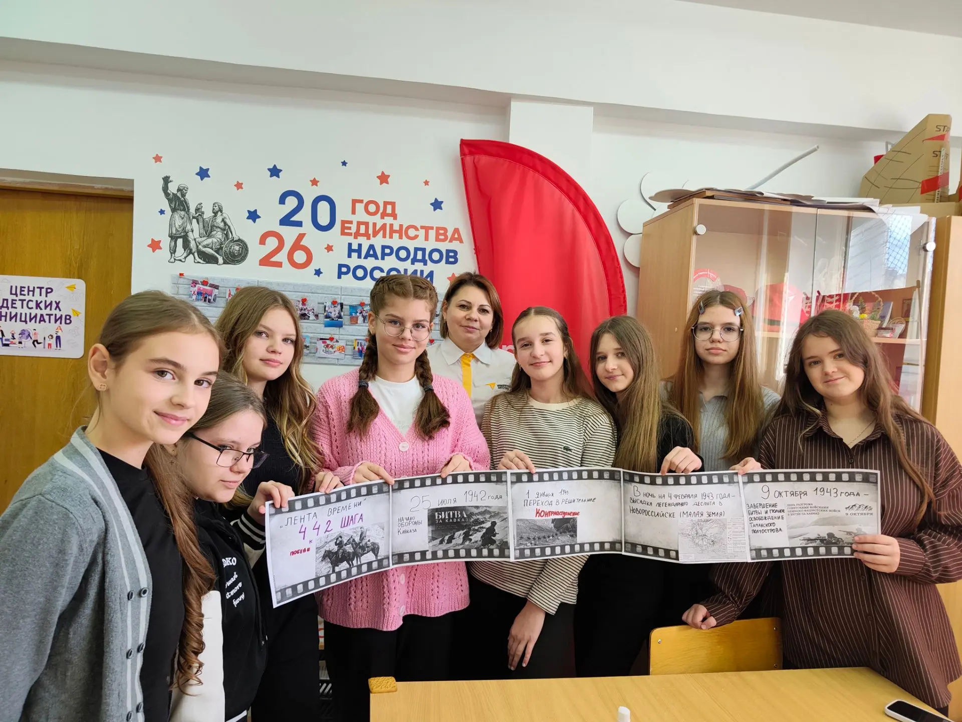 Лента времени «442 шага к Победе»