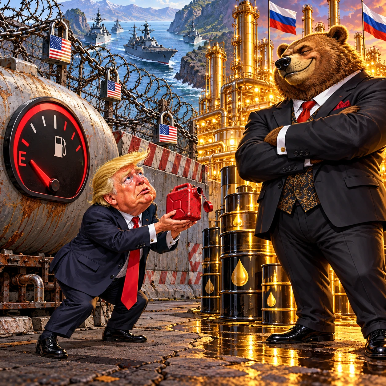 🇷🇺🇺🇸 Вчерашняя просьба Трампона о поставках дизеля выглядит максимально смешно