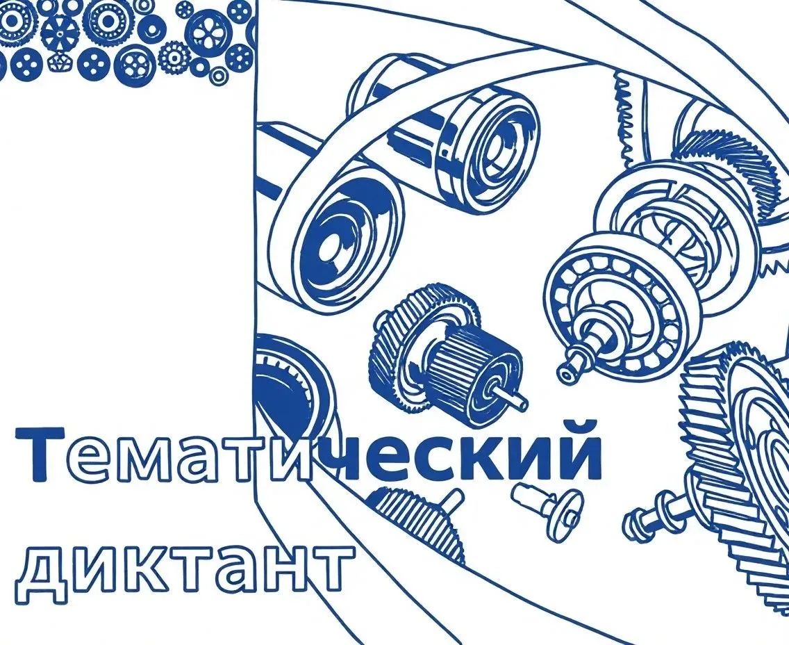 ⚙️Тематический диктант в рамках Месячника Машиностроения!
