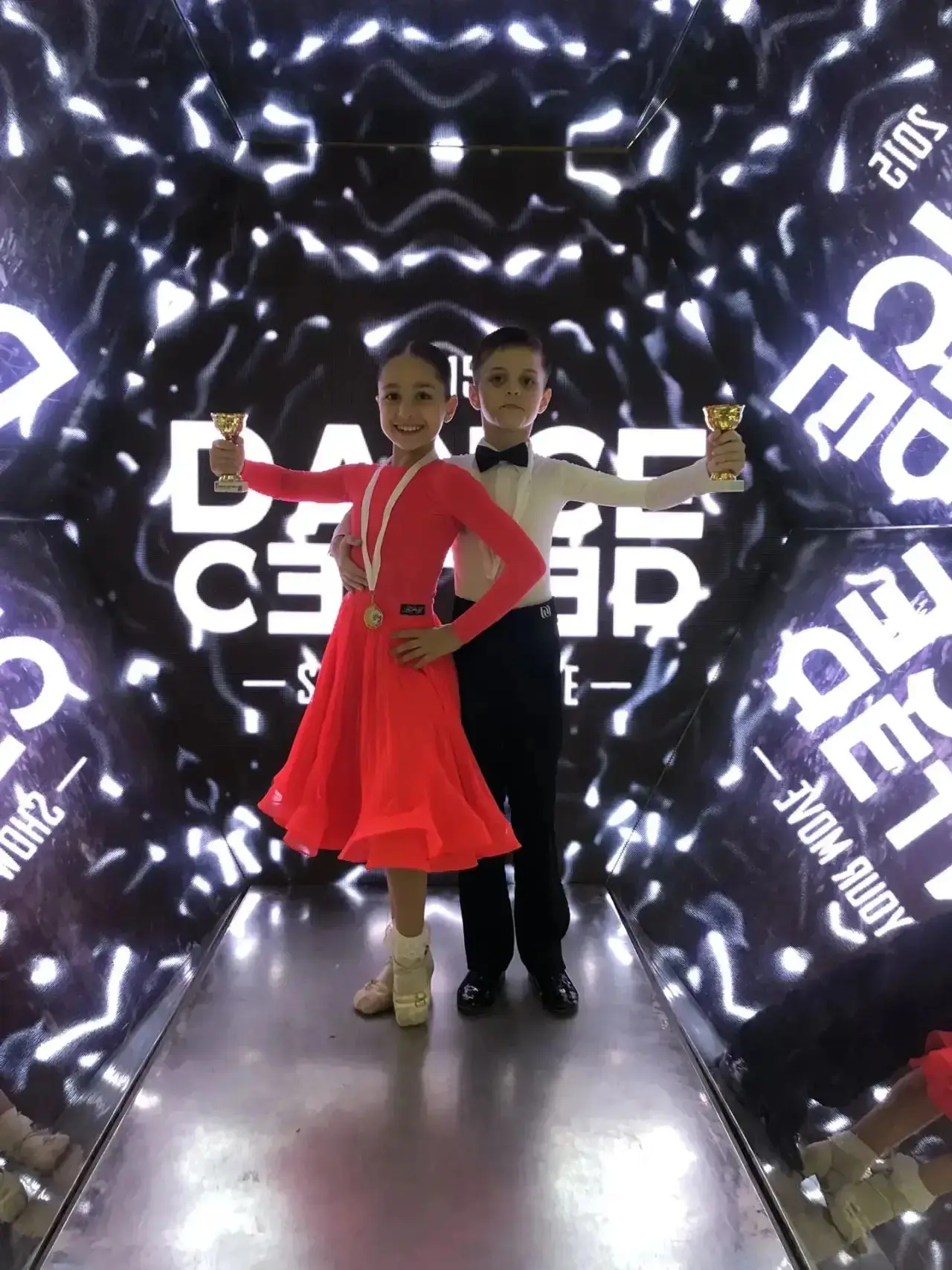 Сегодня Казанчева Вера, ученица 2 «А» класса со своим партнером заняли 3-и первых места...