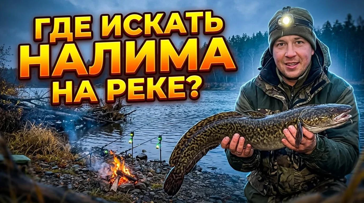 🍂 Успех в ловле налима напрямую зависит от знания его троп и привычек. Это донный хищн...