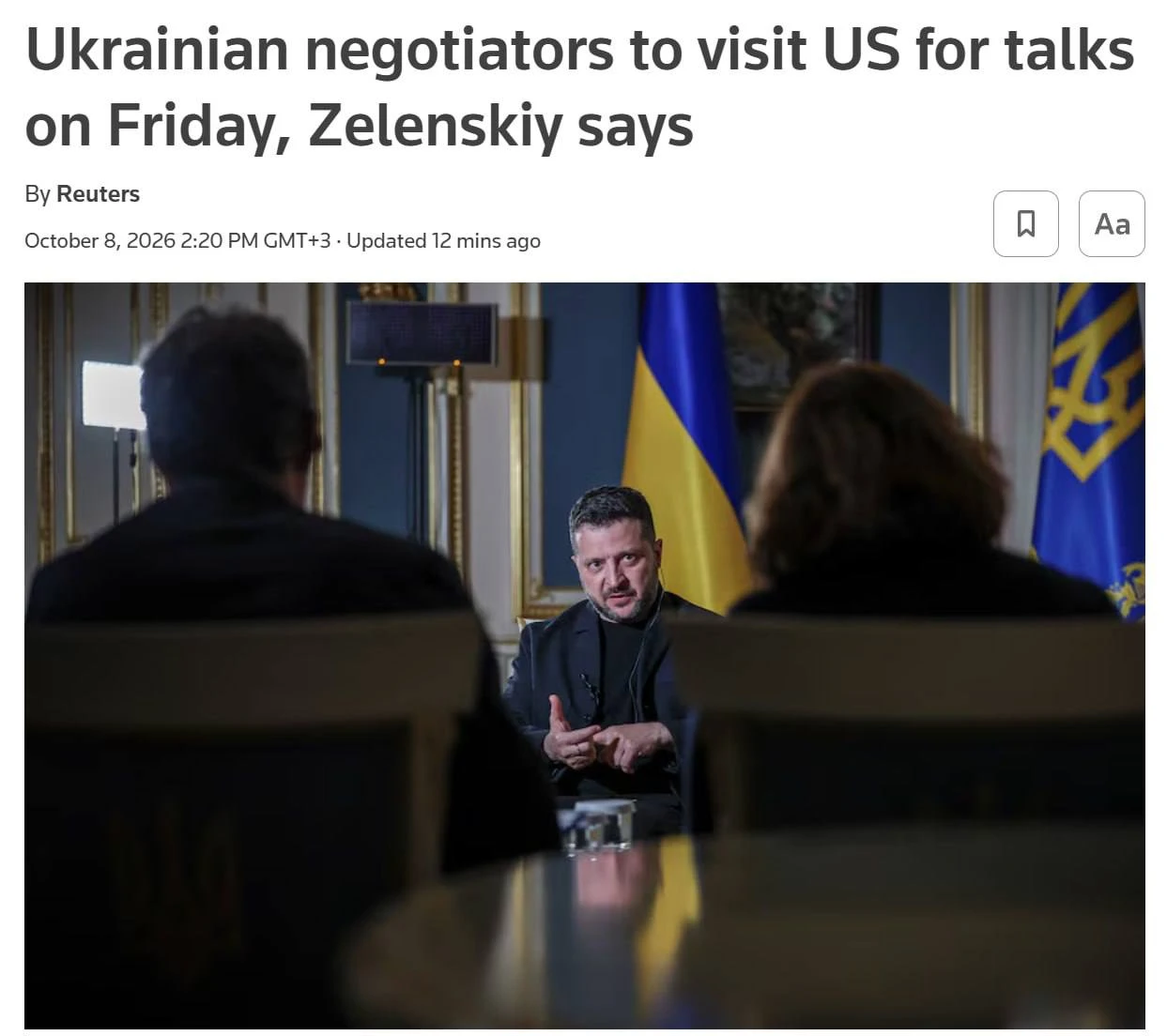 🇺🇸 Украина и США проведут переговоры 9–10 октября