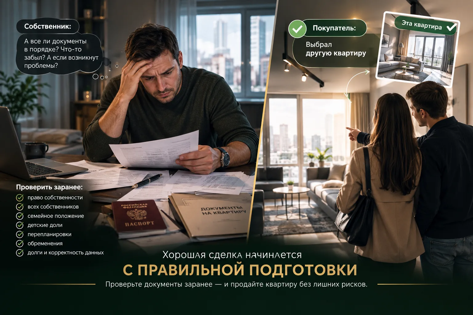 🏠 ПРОДАЁТЕ КВАРТИРУ? ПОДГОТОВЬТЕ ДОКУМЕНТЫ ЗАРАНЕЕ