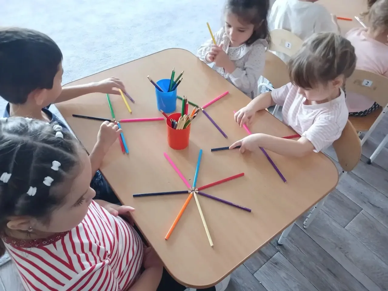 Составление числа 7 из единиц, знакомство с цифрой 8.