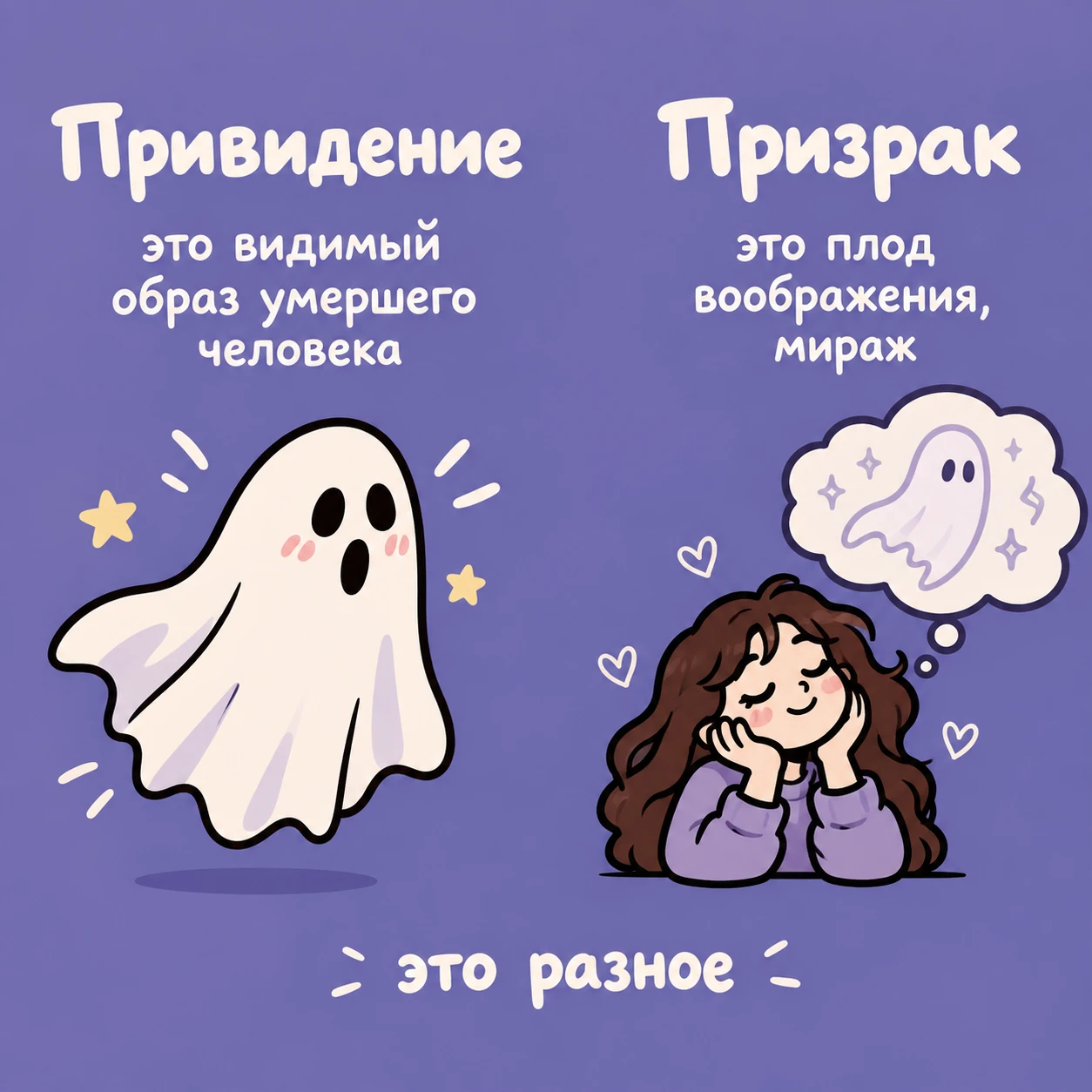Приведение и призрак