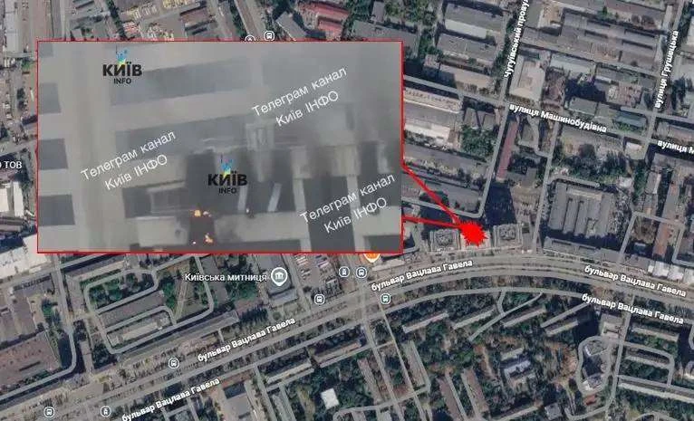 💥ВС РФ нанесли повторный удар по зданию бизнес-центра «Престиж-Центр» в Киеве. В нем р...