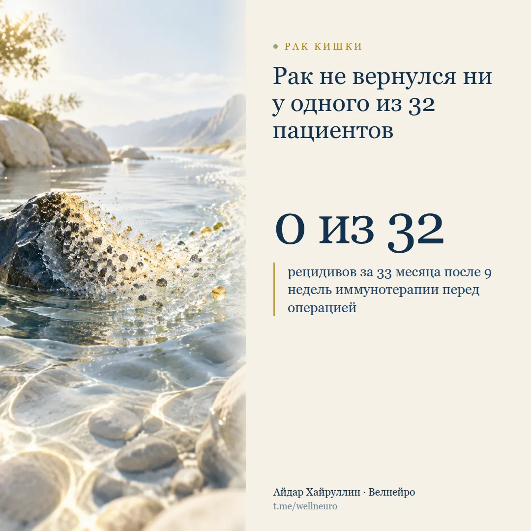 9 недель иммунотерапии и почти 3 года без рецидива