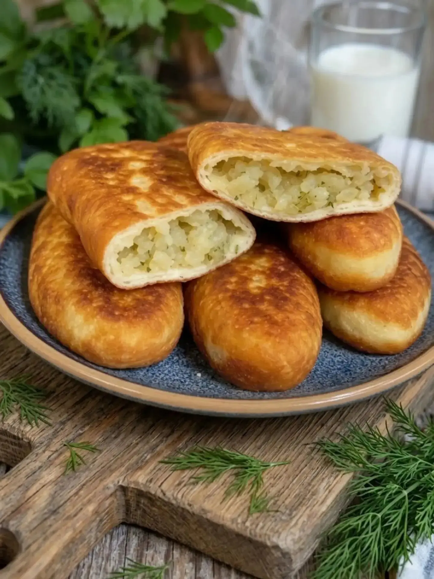 ПЫШНЫЕ И МЯГКИЕ ПИРОЖКИ С КАРТОШКОЙ 🤤✨