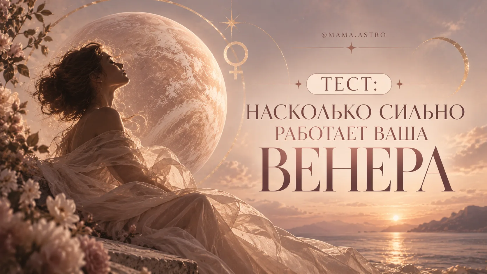💫ДАВАЙТЕ ПРОВЕРИМ, НАСКОЛЬКО СИЛЬНО РАБОТАЕТ ВАША ВЕНЕРА!
