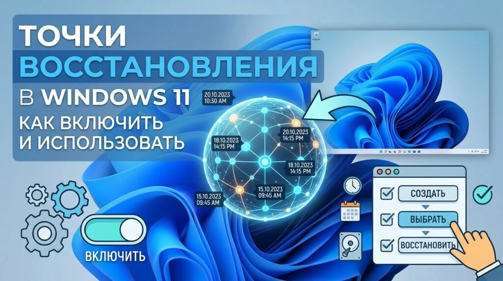 🤖 Точки восстановления в Windows 11: как включить и использовать