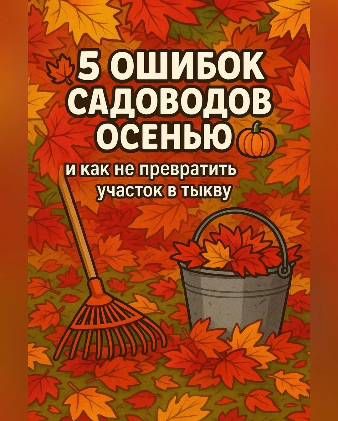 5 ошибок садоводов осенью🍁